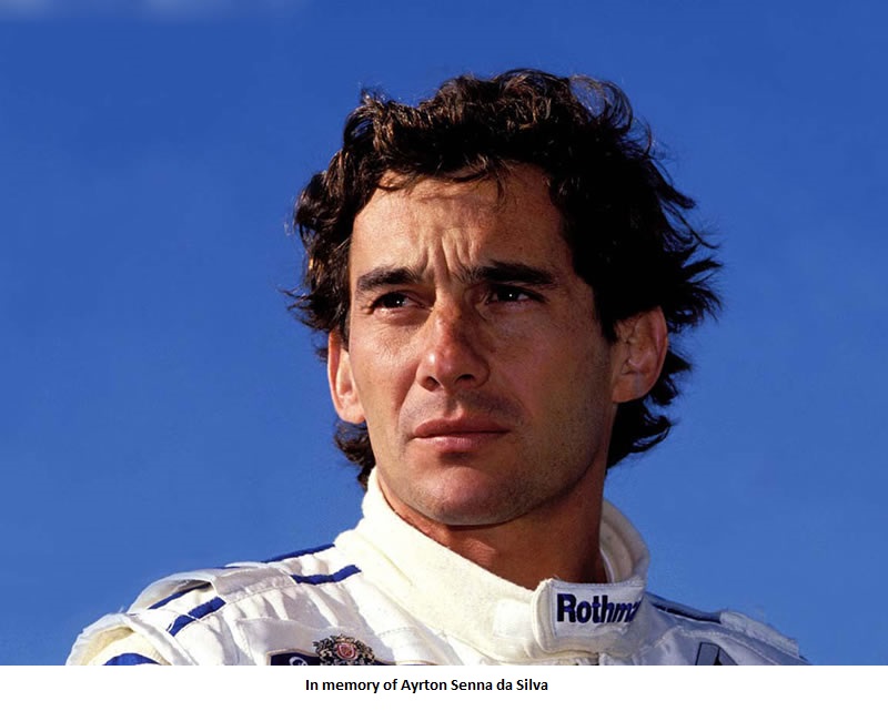 In memory of Ayrton Senna da Silva